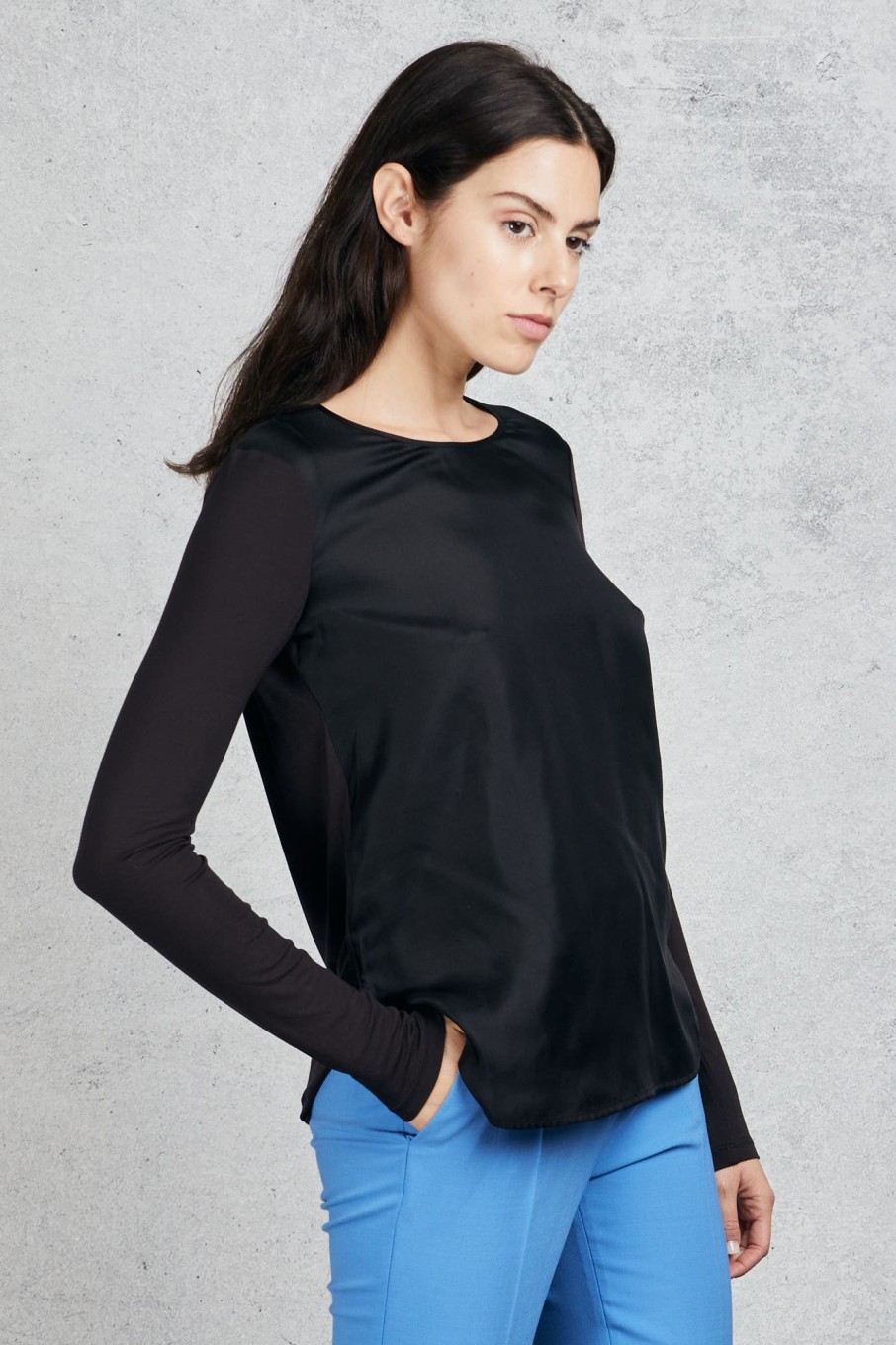 Donna maxmara Top | Top Nero Donna