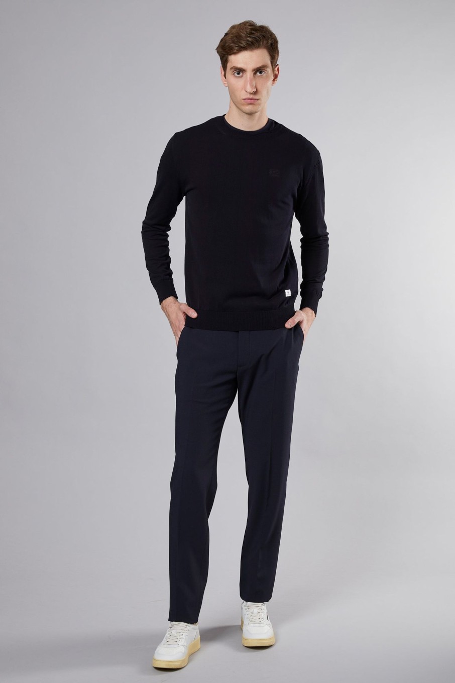 Uomo incotex Pantaloni | Pantalone Blu Uomo