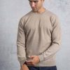 Uomo hindustrie Maglie | Maglia Girocollo Cashmere 2 Fili Marrone Uomo