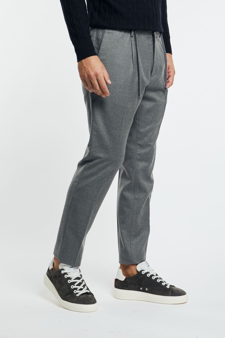 Uomo cruna Pantaloni | Pantalone Grigio