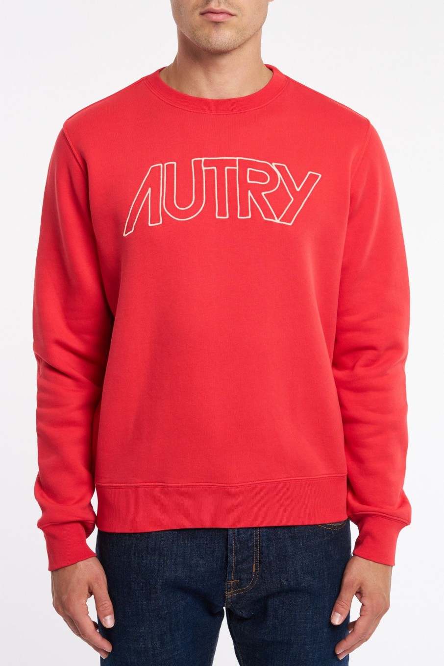 Uomo autry Felpe | Sweatshirt Icon Man Cotone Rosso