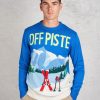 Uomo mc2 saint barth Maglie | Crewneck Sweater Blu Uomo