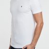 Uomo dondup T-Shirts | T-Shirt Bianco Uomo 92896-17800