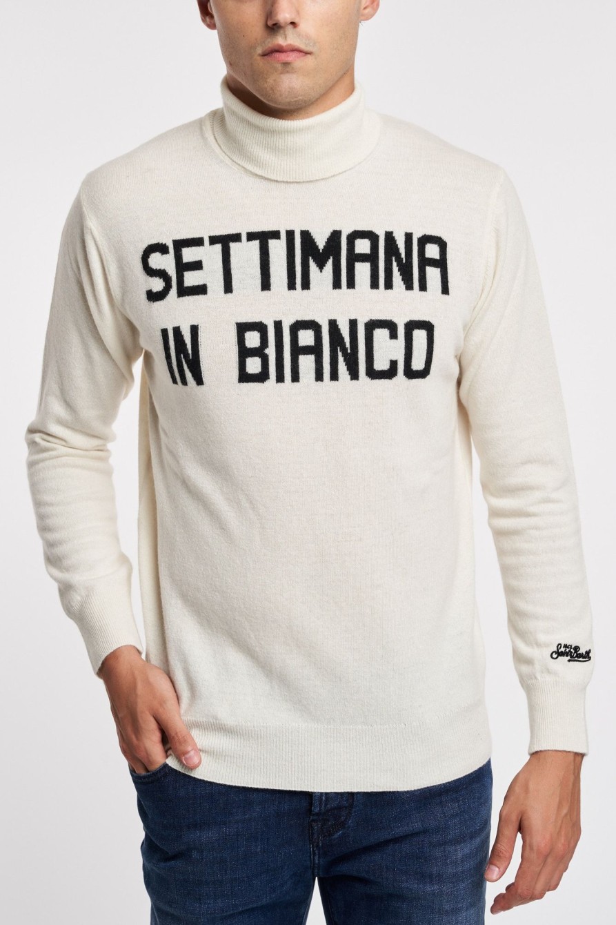 Uomo mc2 saint barth Maglie | Maglia Bianco