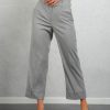 Donna peserico Pantaloni | Pantalone Flanella Di Lana E Viscosa Grigio Donna