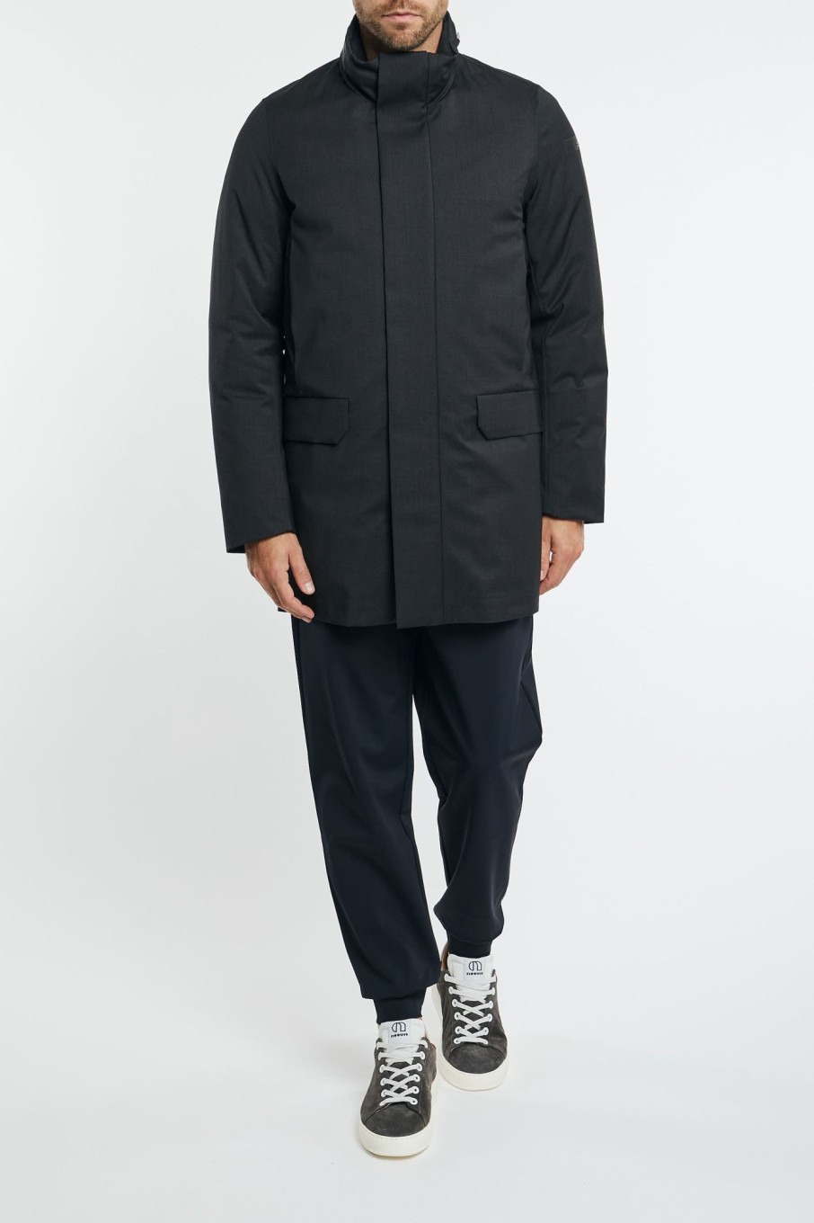 Uomo rrd Giacche | Rain Coat Jacket Terzilio Grigio