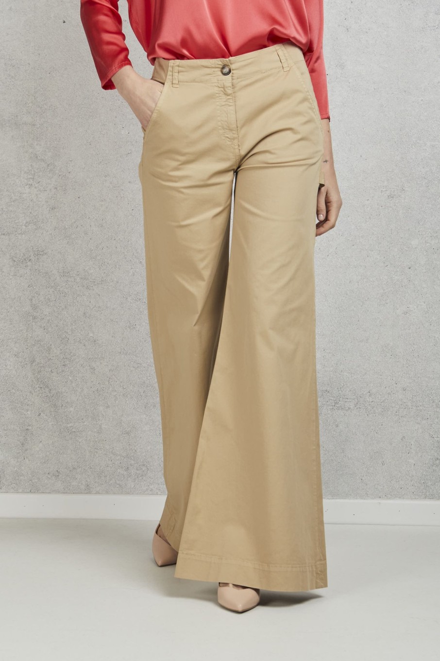 Donna semi-couture Pantaloni | Pantalone Saffie Marrone Donna