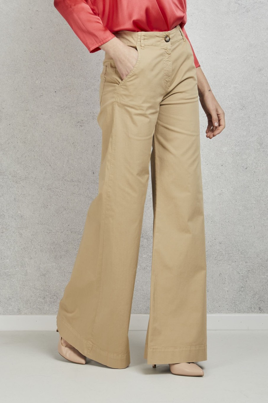 Donna semi-couture Pantaloni | Pantalone Saffie Marrone Donna