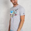 Uomo mc2 saint barth T-Shirts | T-Shirt Garment Dyed Multicolor Uomo