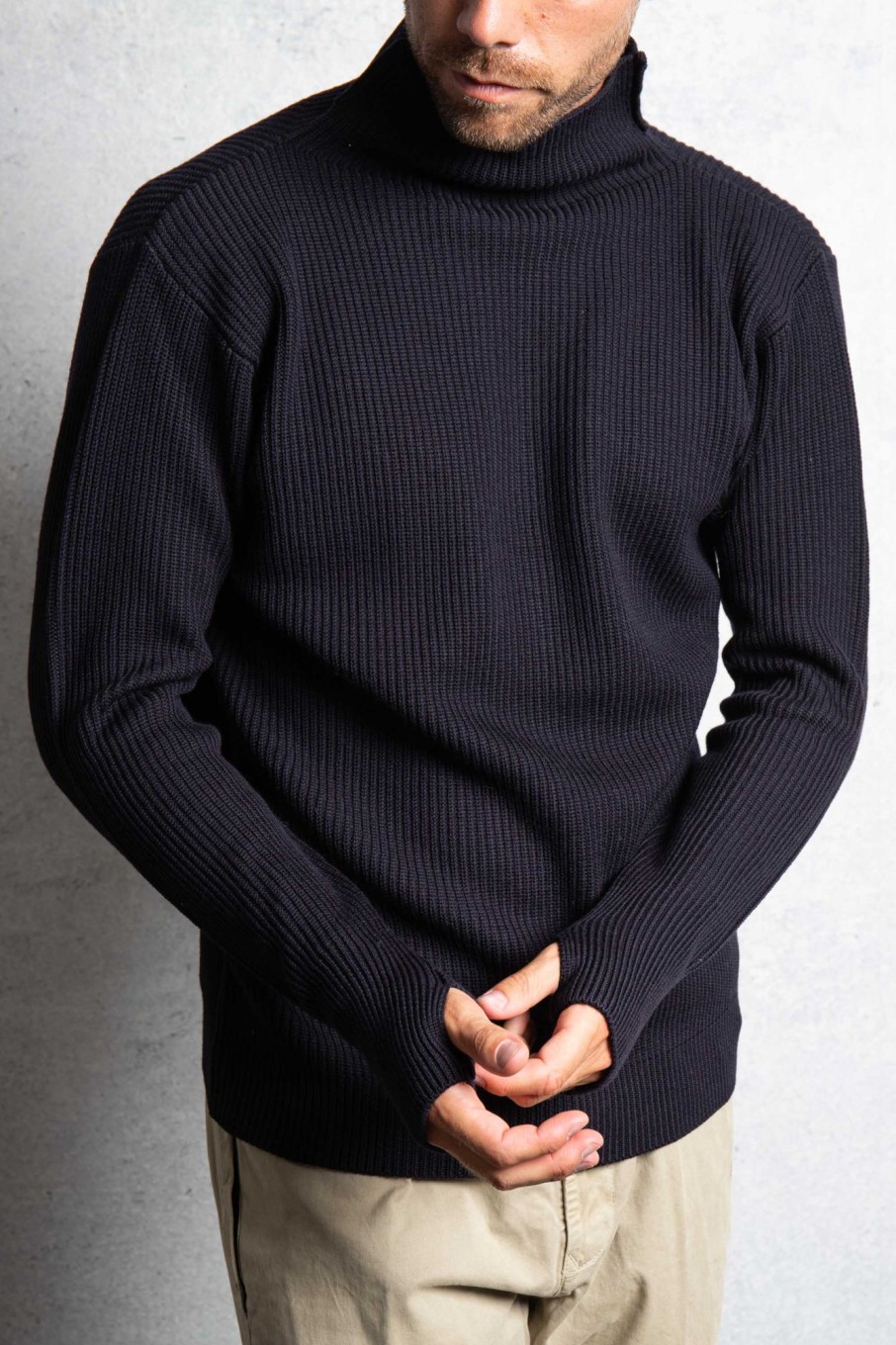 Uomo barena Maglie | Sweater Cimador - Cruma Blu Uomo