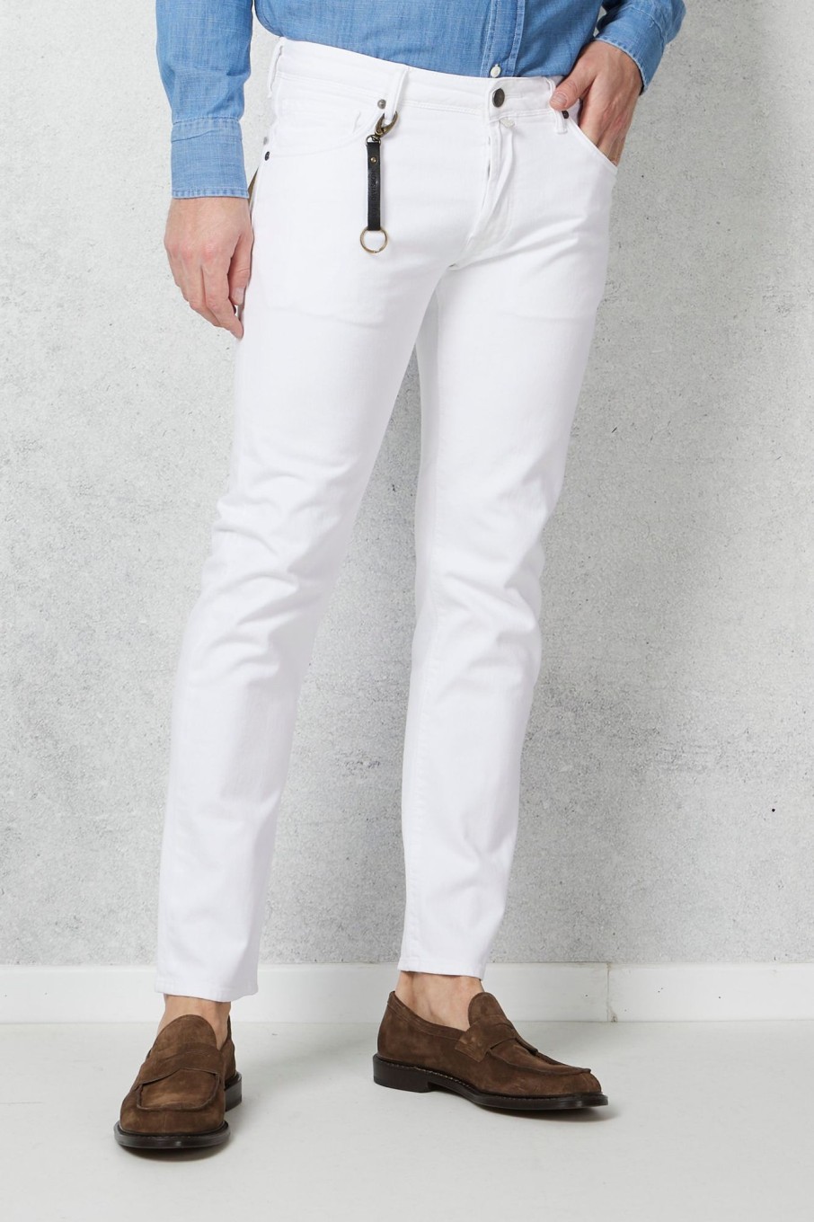 Uomo incotex denim Jeans | Jeans Bianco Uomo