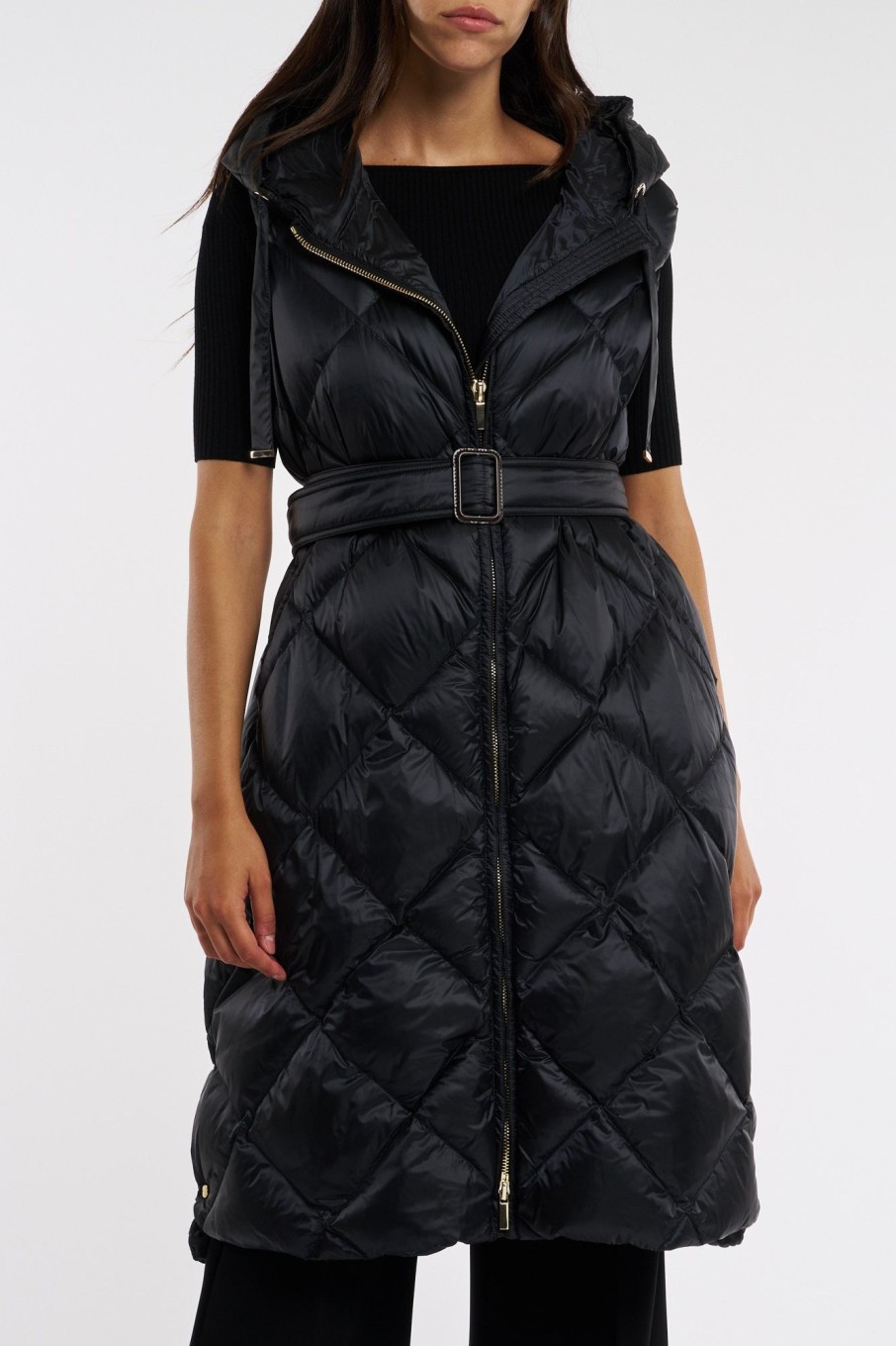 Donna maxmara Giubbotti | Gilet Nero Donna