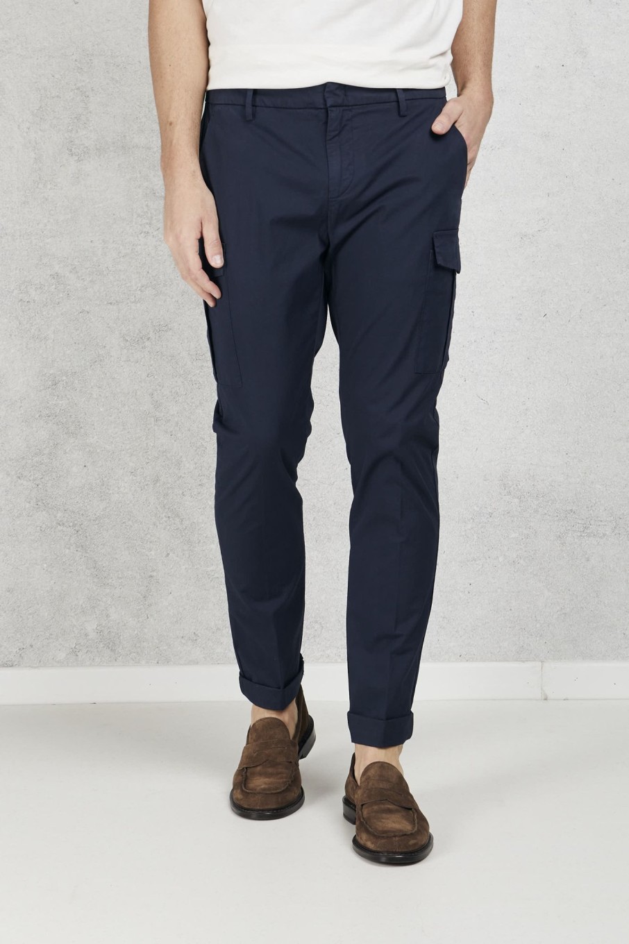 Uomo dondup Pantaloni | Pantalone Eddy Multicolor Uomo