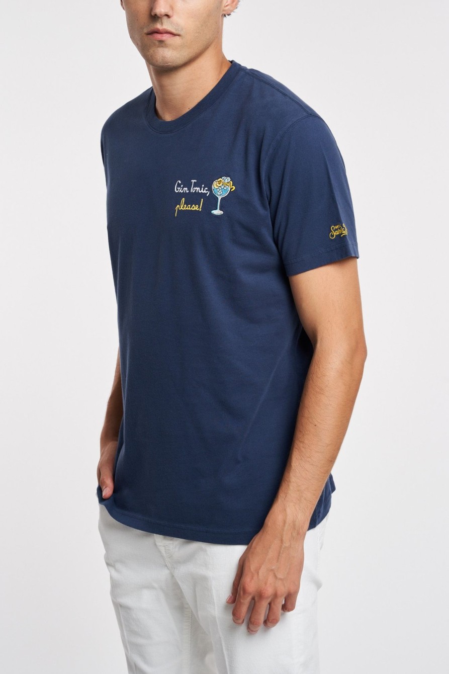 Uomo mc2 saint barth T-Shirts | T-Shirt Classic Stbarth Multicolor