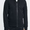 Uomo c.p. company Felpe | Hoodie Diagonal Raised Fleece Zipped Lens Nero