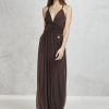 Donna elisabetta franchi Abiti | Abito Lungo Marrone Donna