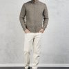 Uomo filippo de laurentiis Maglie | Maglia Full Zip Marrone Uomo