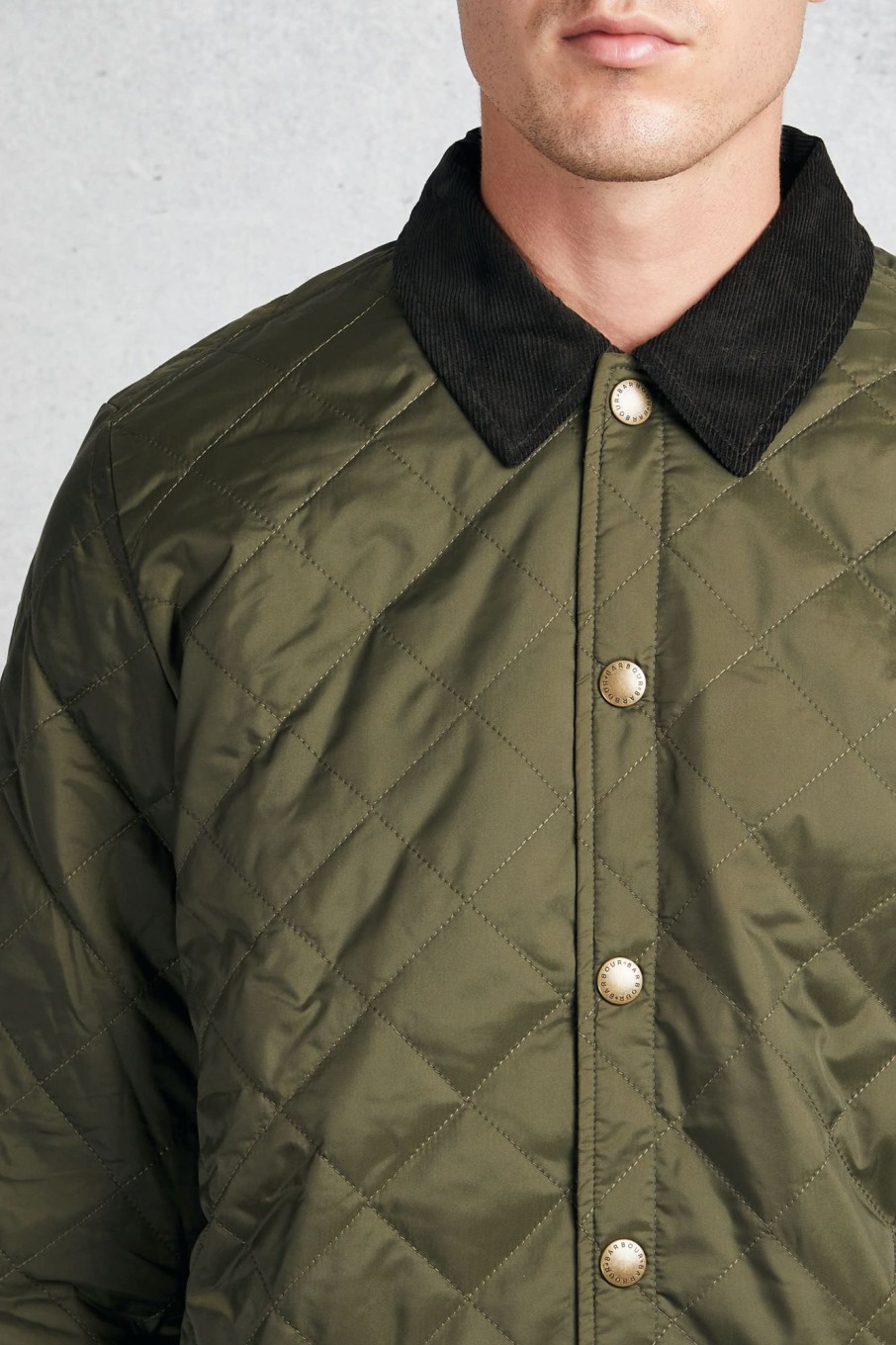 Uomo barbour Giubbotti | Giubbino Verde Uomo