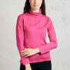 Donna kangra Maglie | Maglia Dolcevita Rosa Donna