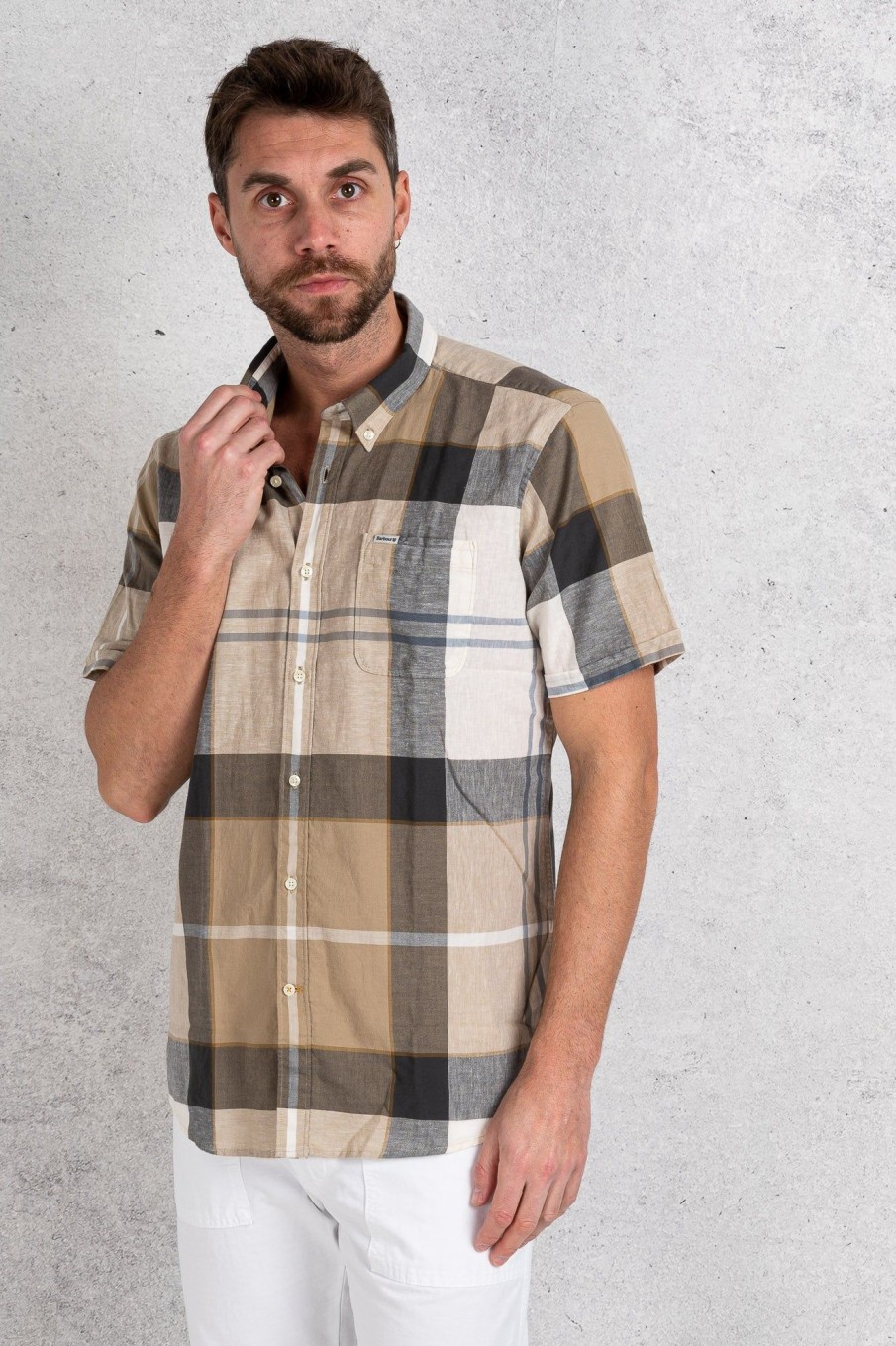 Uomo barbour Camicie | Camicia Multicolor Uomo