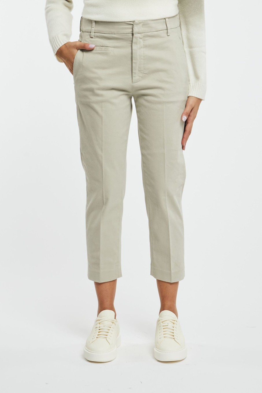 Donna dondup Pantaloni | Pantaloni Gabardina Multicolor