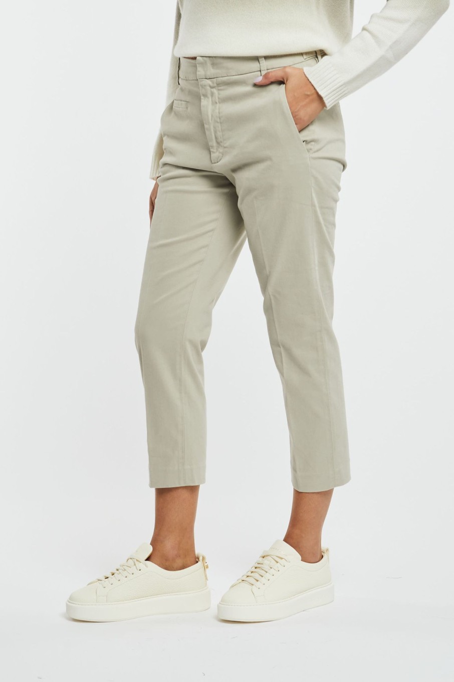 Donna dondup Pantaloni | Pantaloni Gabardina Multicolor