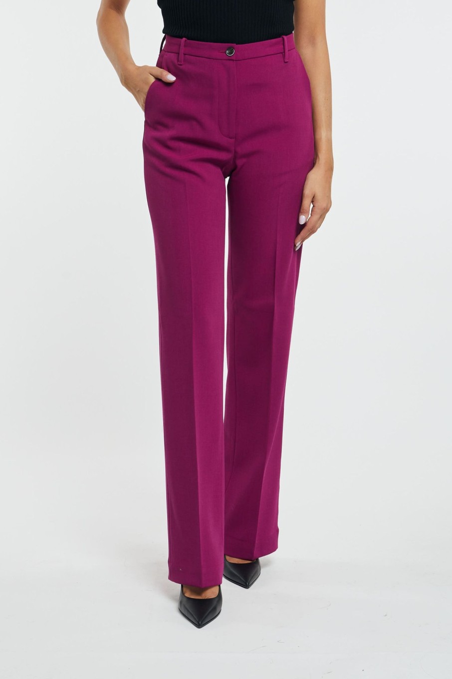 Donna nine in the morning Pantaloni | Pantalone Viola Donna