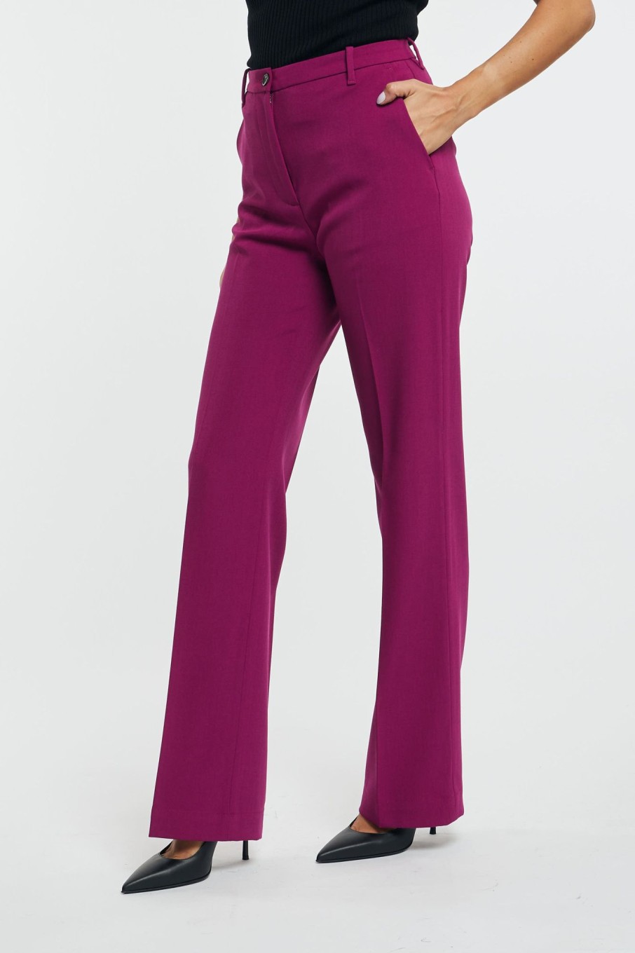 Donna nine in the morning Pantaloni | Pantalone Viola Donna