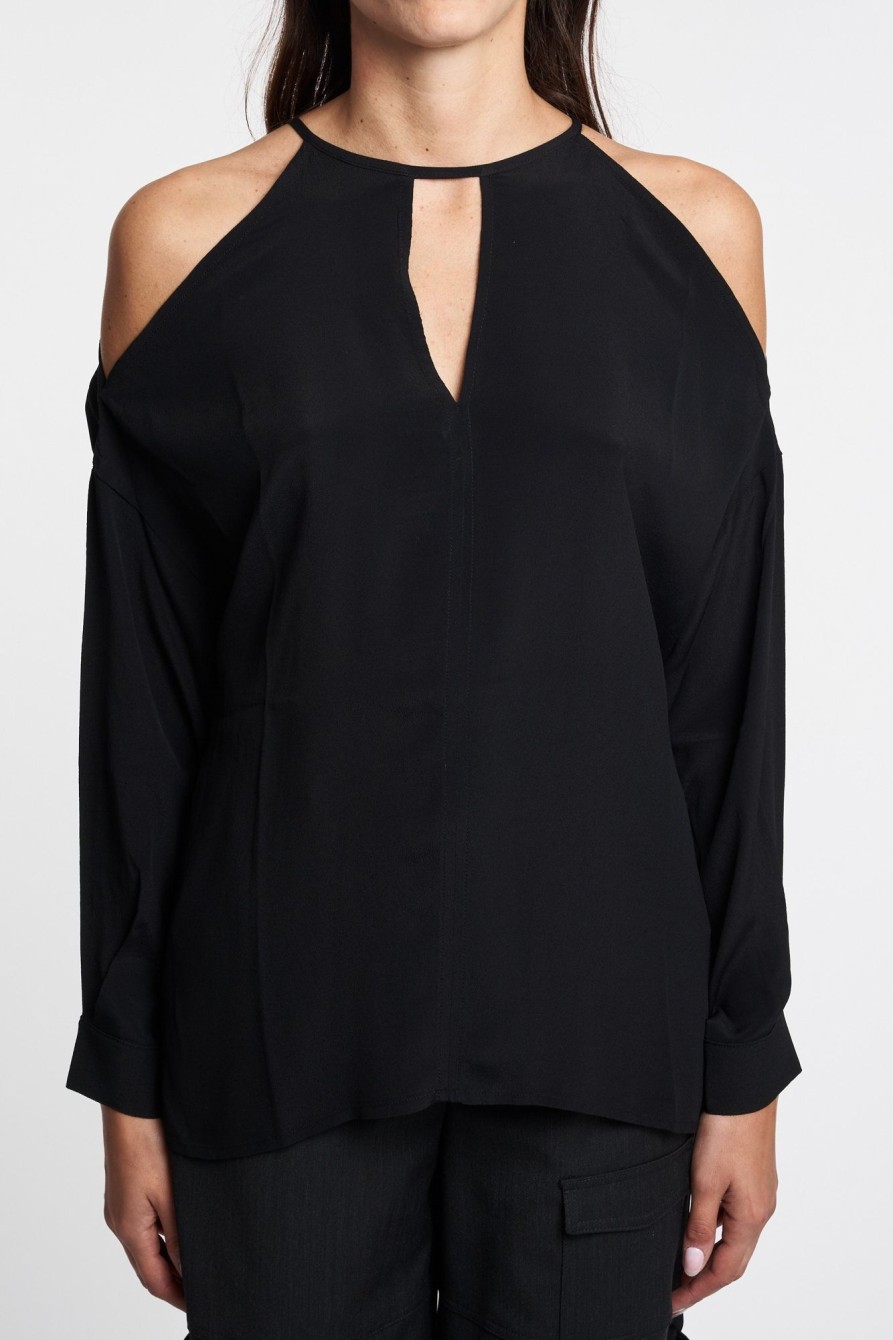 Donna 8 pm Bluse | Blusa Stipe Nero