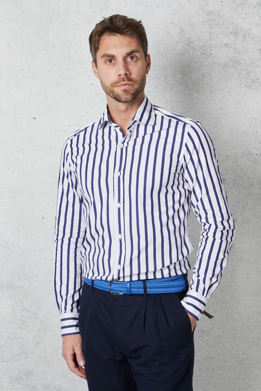 Uomo giannetto portofino Camicie | Camicia Blu Uomo