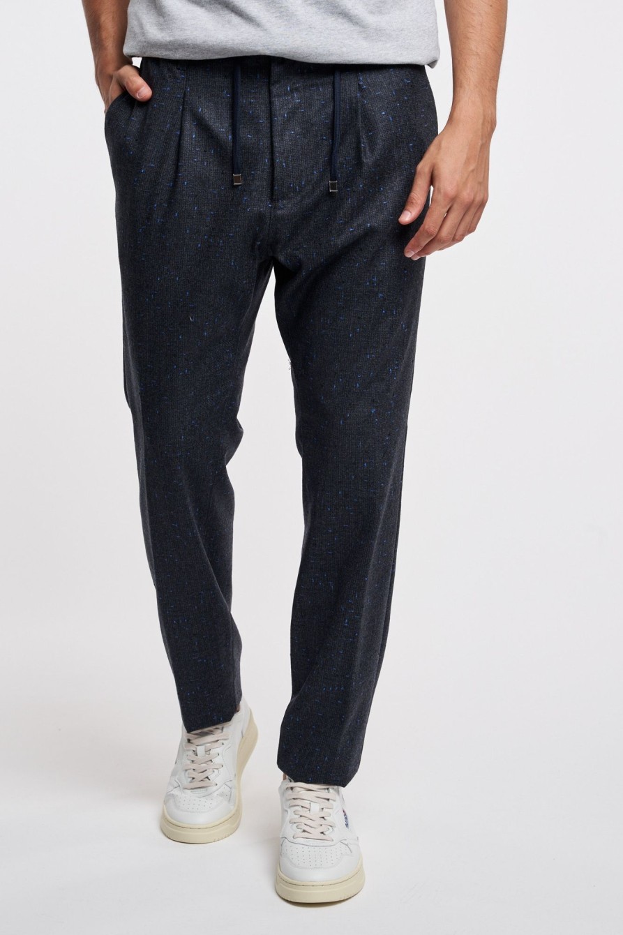 Uomo cruna Pantaloni | Pantalone Blu