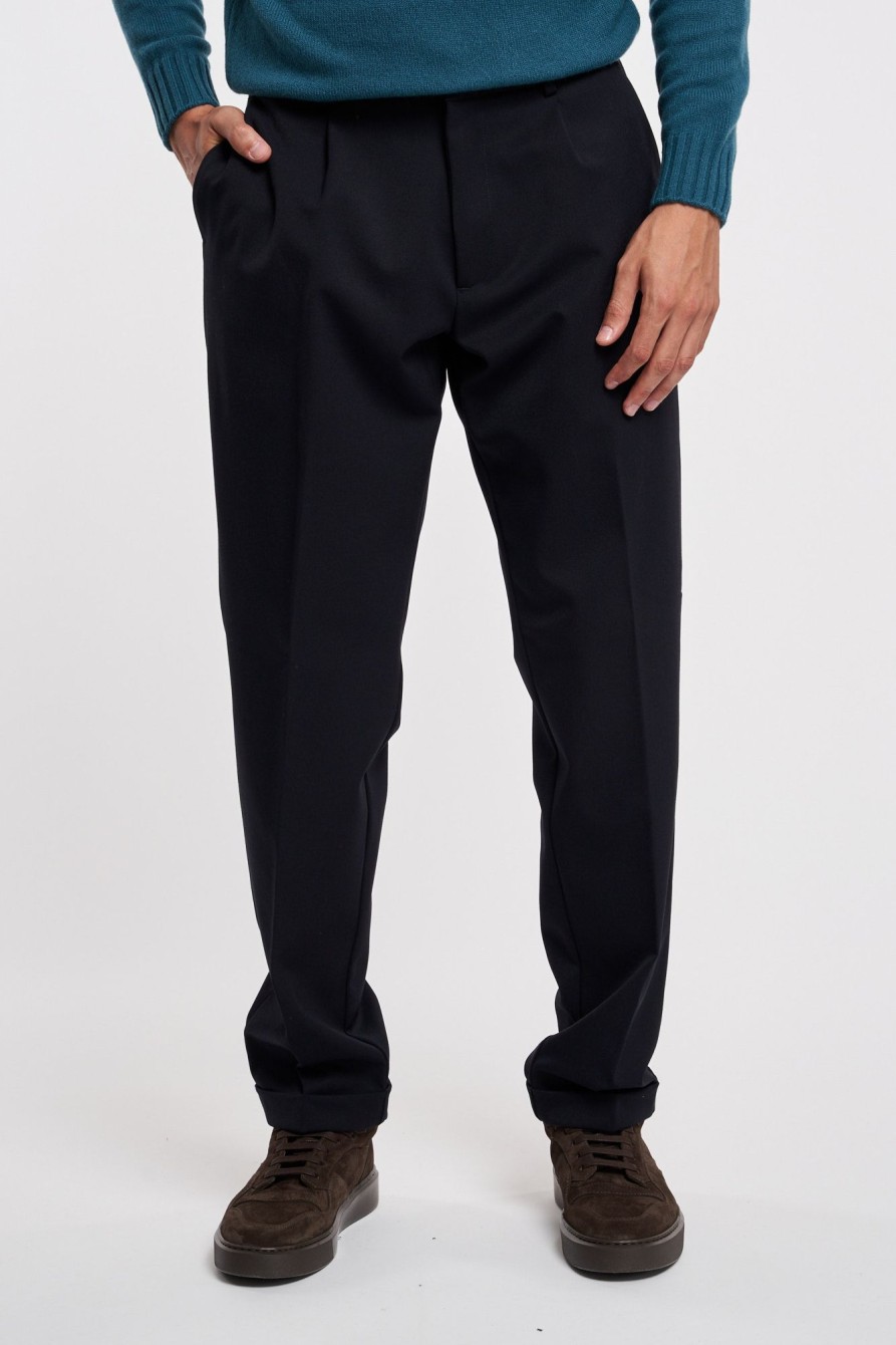 Uomo cruna Pantaloni | Pantalone Blu