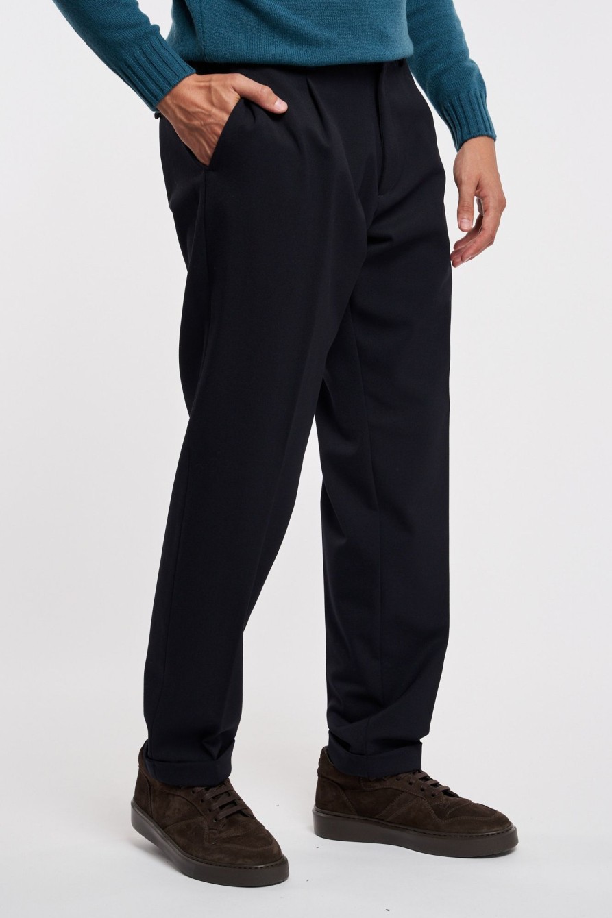 Uomo cruna Pantaloni | Pantalone Blu