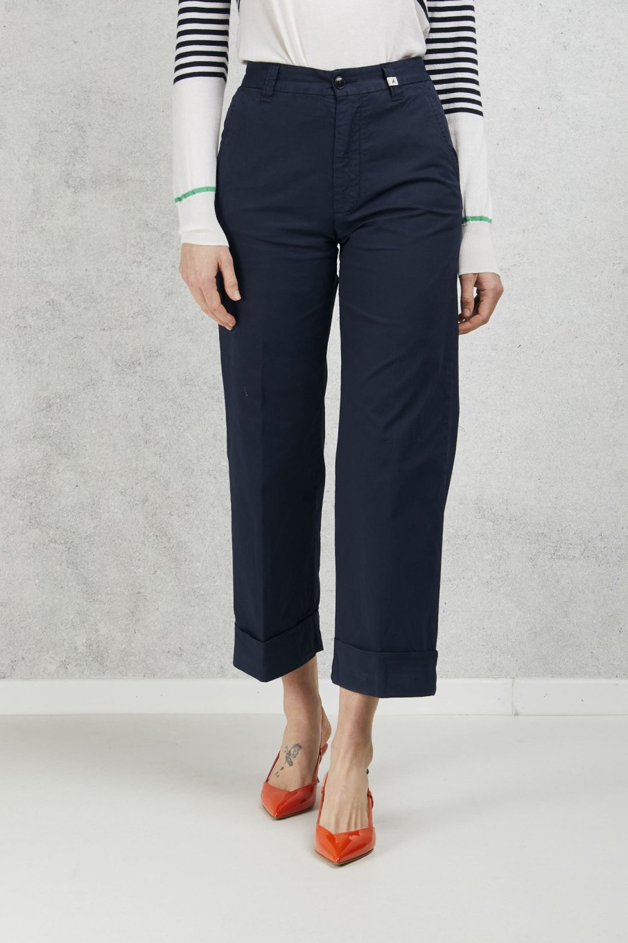 Donna myths Pantaloni | Pantalone Blu Donna