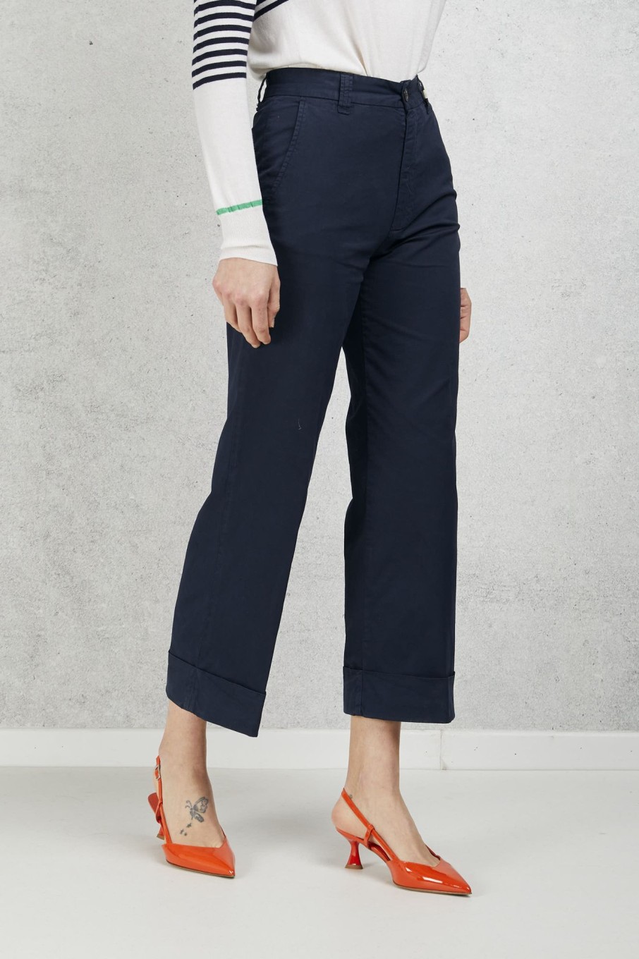 Donna myths Pantaloni | Pantalone Blu Donna