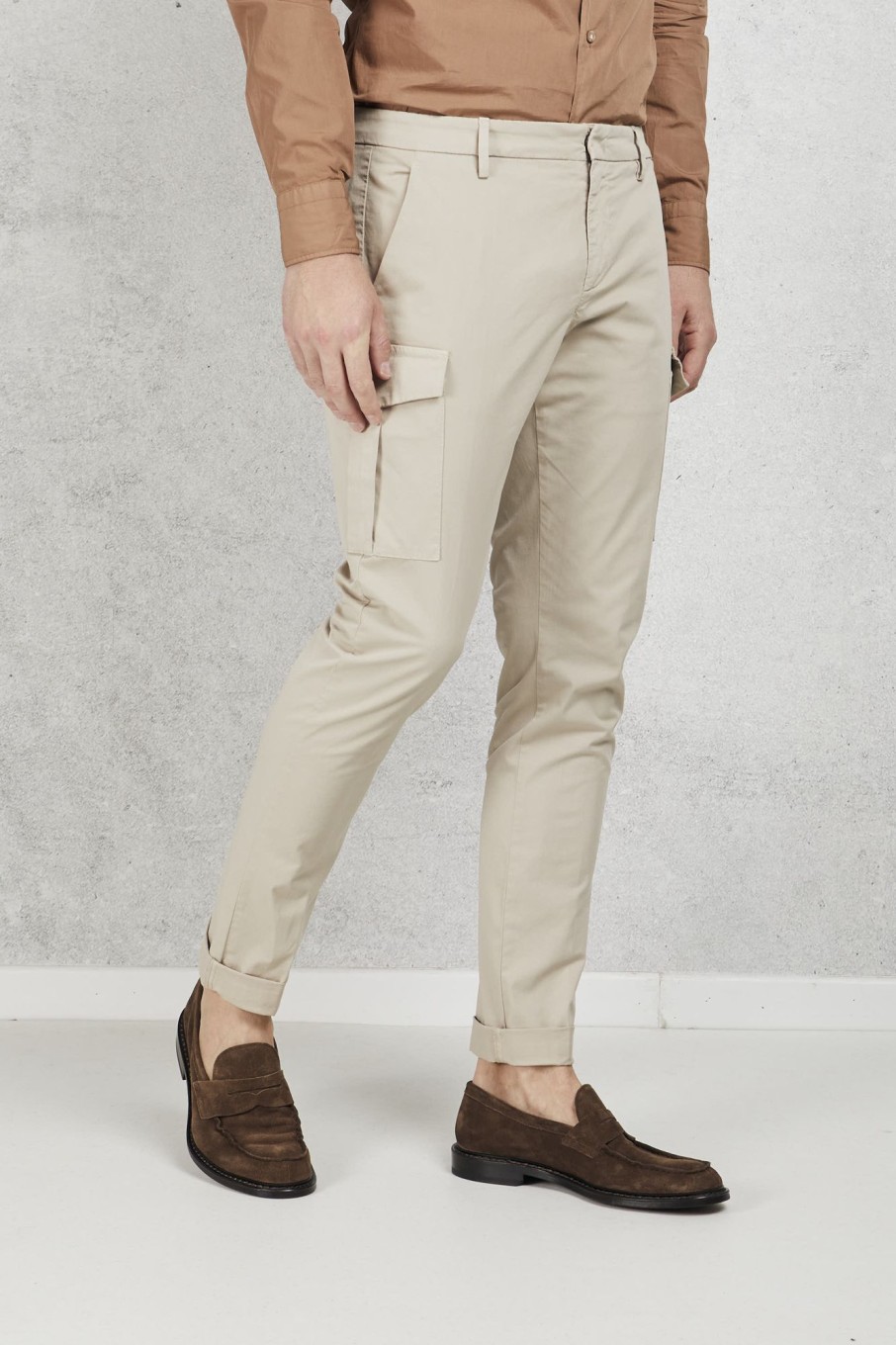 Uomo dondup Pantaloni | Pantalone Eddy Multicolor Uomo