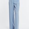 Donna maxmara Pantaloni | Pantalone Azzurro Donna