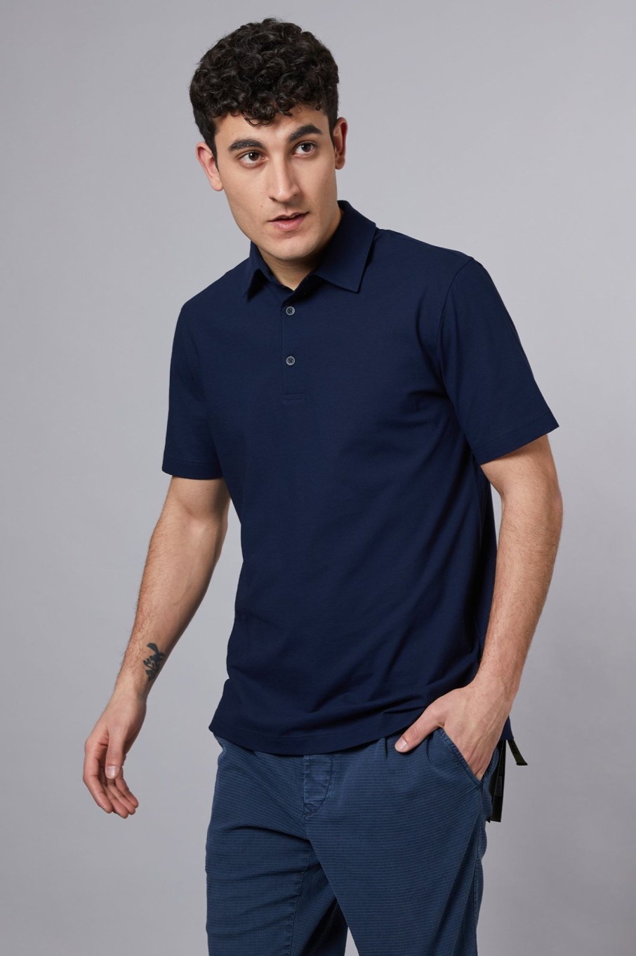 Uomo herno Polo | Polo Blu Uomo