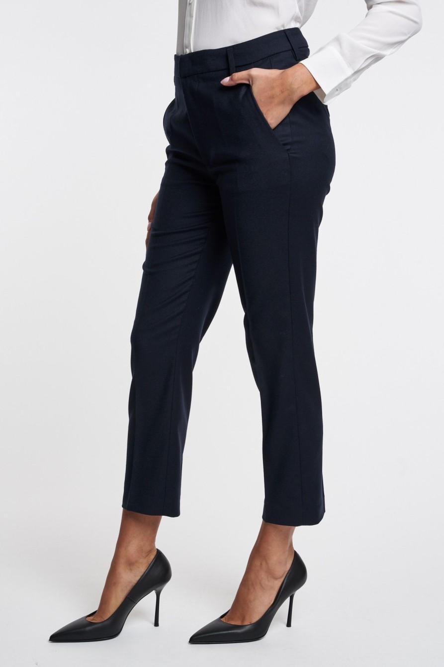 Donna dondup Pantaloni | Pantalone Nima Zip Blu