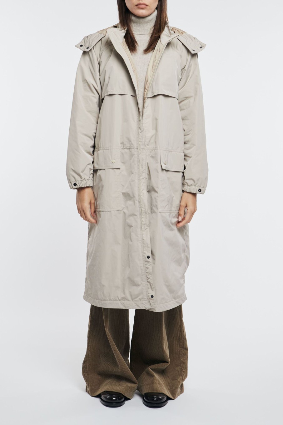 Donna aspesi Giacche | Giubbino Parka Clark Beige Donna 93106-21793