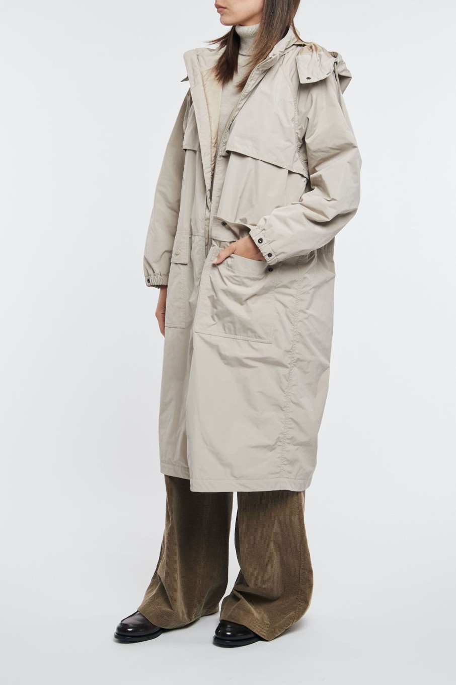 Donna aspesi Giacche | Giubbino Parka Clark Beige Donna 93106-21793