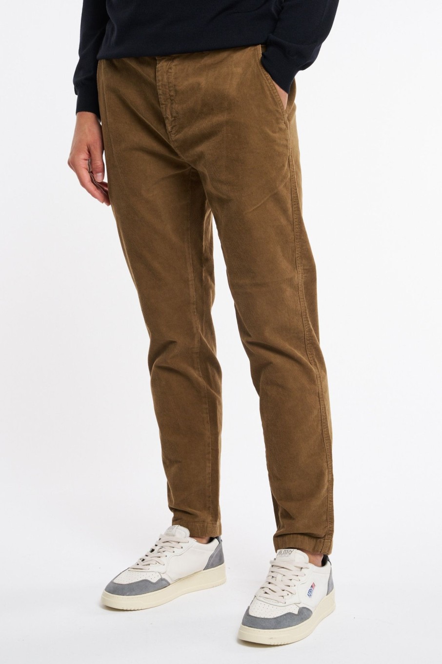 Uomo department 5 Jeans | Prince Denim Pantalone Chinos Marrone Uomo