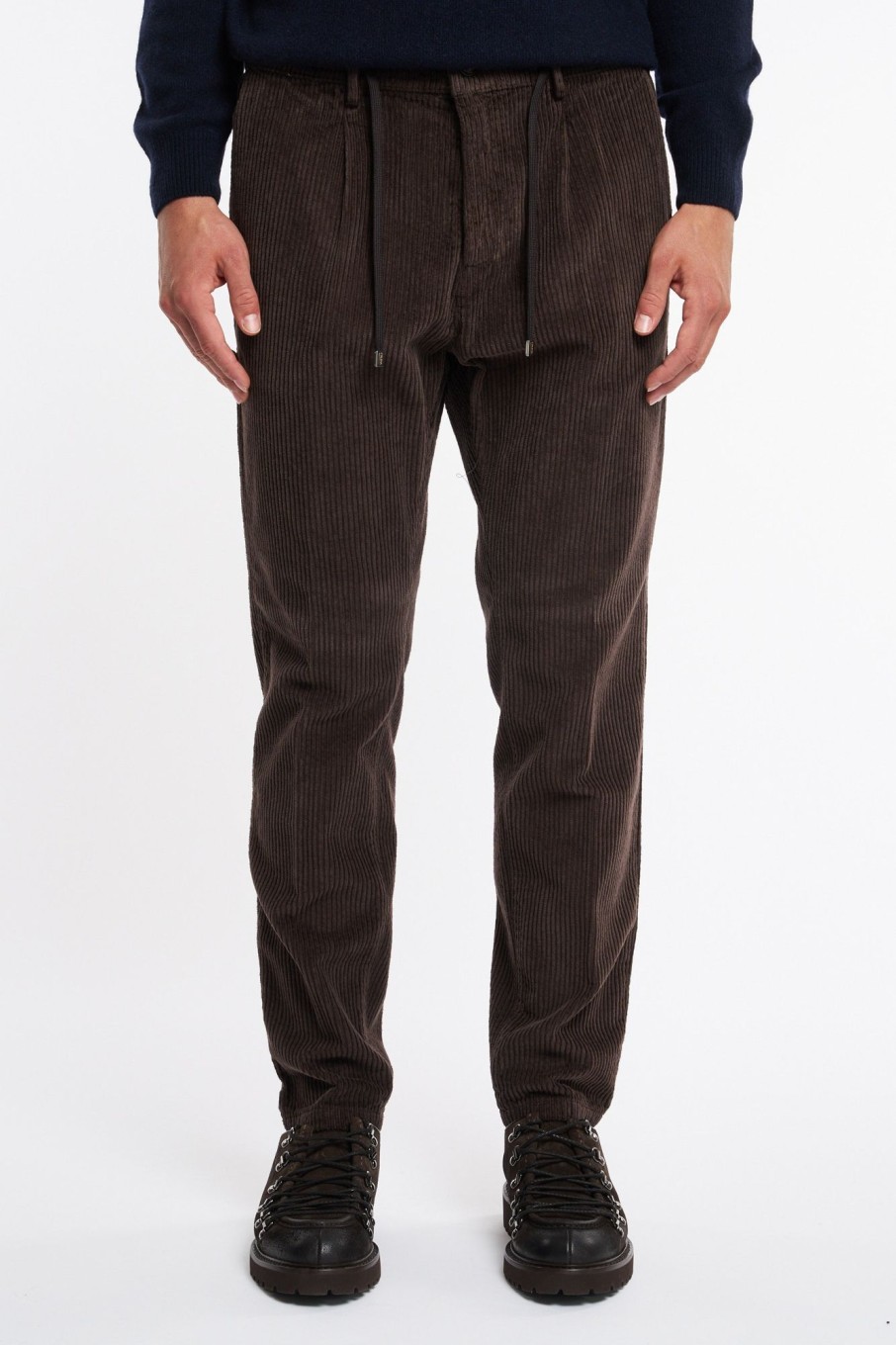 Uomo cruna Pantaloni | Pantalone Marrone Uomo