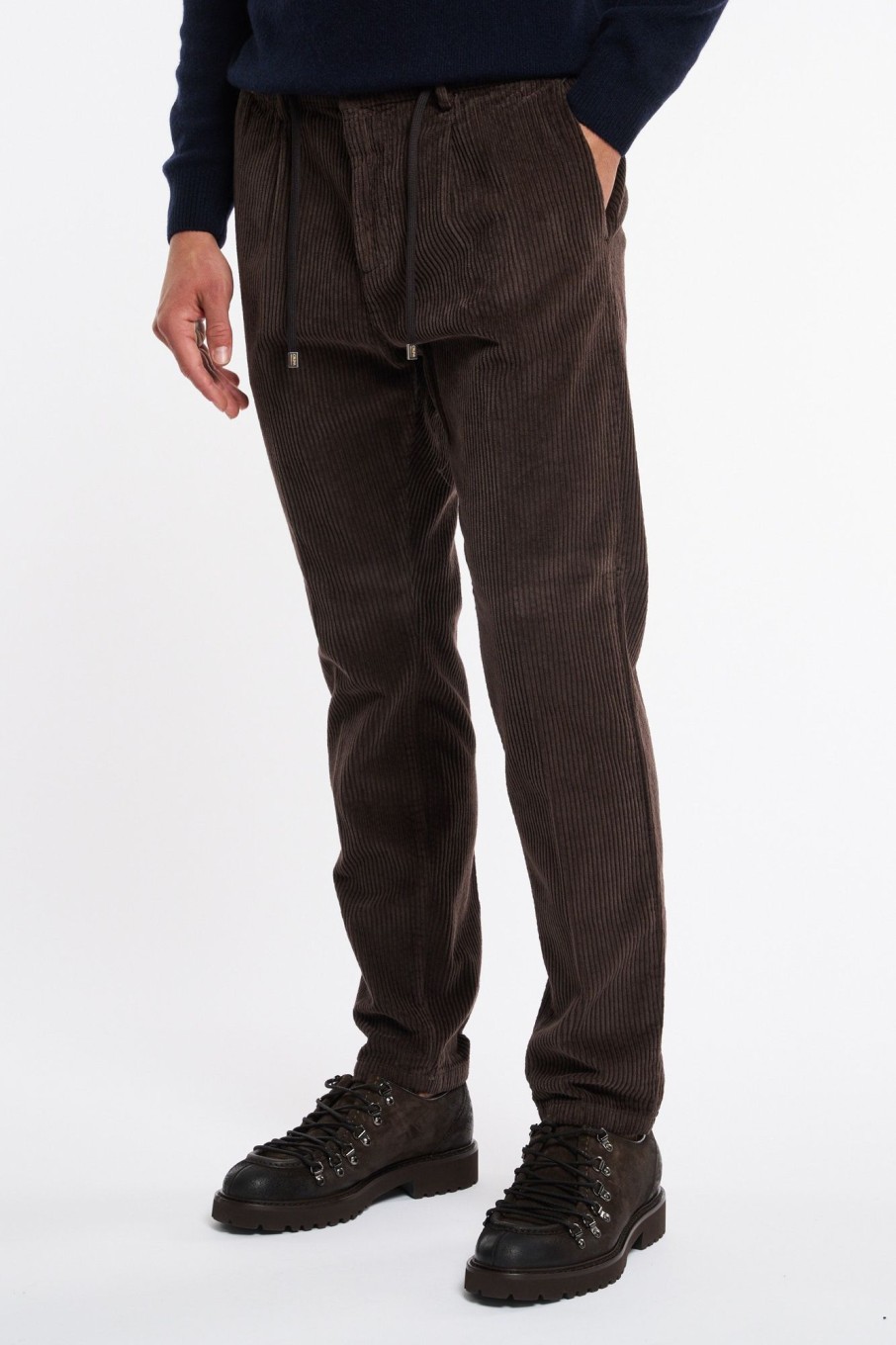 Uomo cruna Pantaloni | Pantalone Marrone Uomo