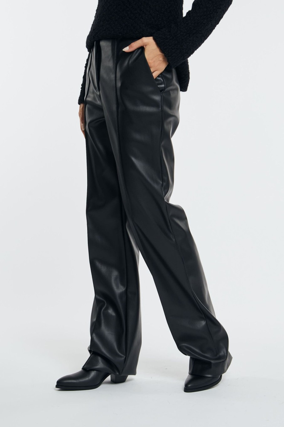 Donna semi-couture Pantaloni | Pantalone Melanie Nero Donna