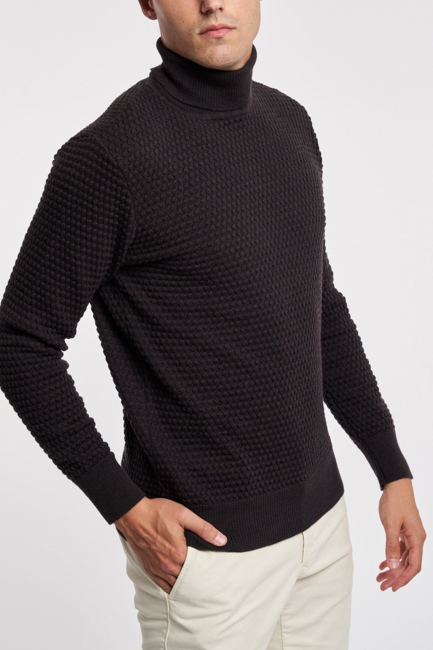 Uomo grp firenze Maglie | Maglia Dolcevita Marrone