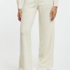 Donna mc2 saint barth Pantaloni | Pantaloni A Gamba Larga In Maglia Bianco