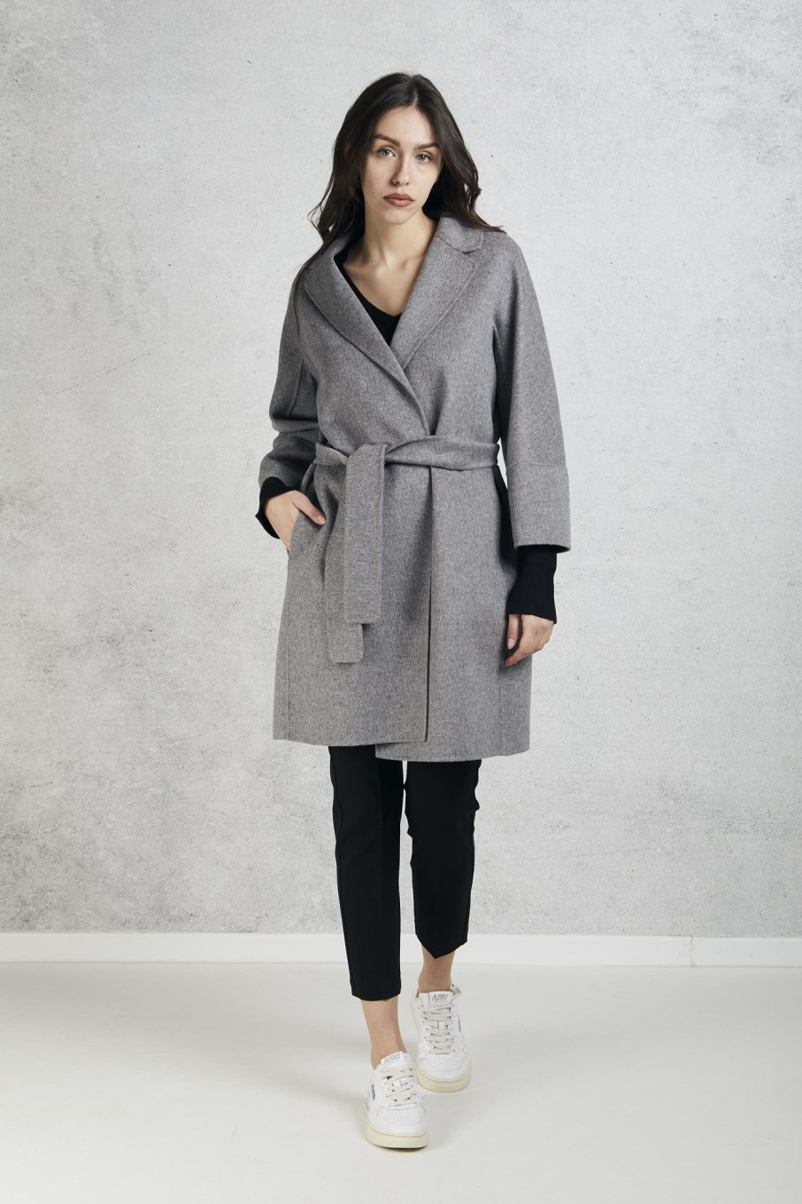 Donna maxmara Cappotti | Cappotto In Lana Grigio Donna