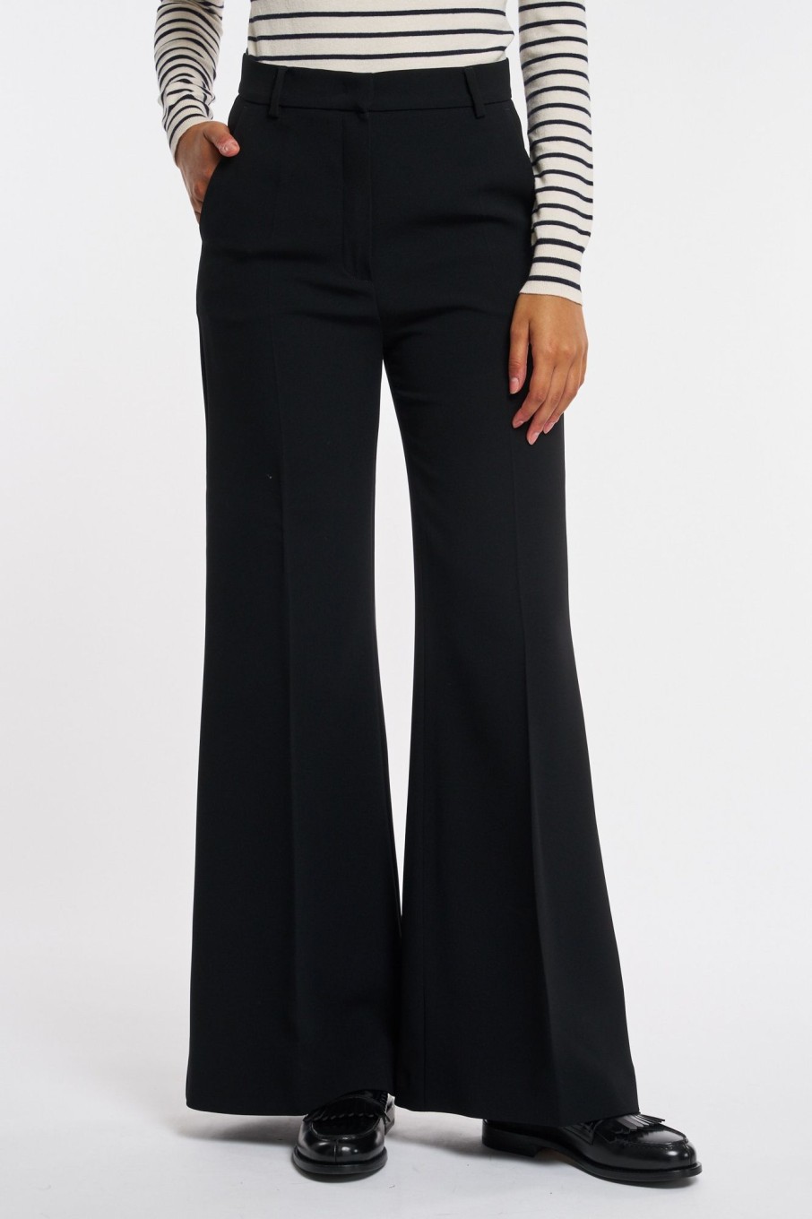 Donna maxmara Pantaloni | Pantalone Nero Donna