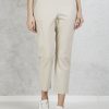 Donna maxmara Pantaloni | Pantalone Ecopelle Bianco Donna